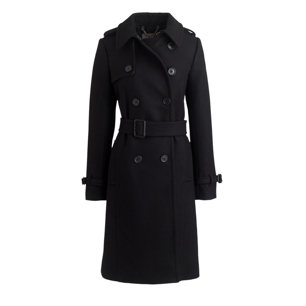 J Crew Nello Gori Wool cashmere Pea Coat. Like new.